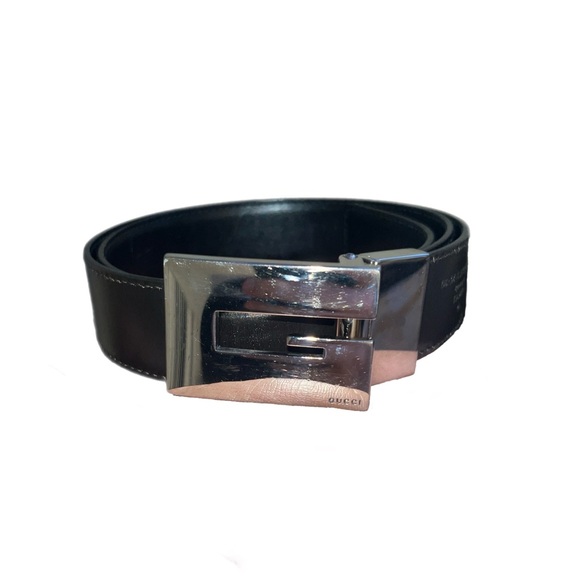 Vintage Tom Ford Silver G Logo Buckle Belt